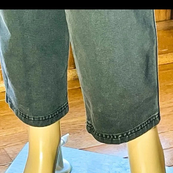 ▪️VTG▪️BUGLE BOY▪️1990's Pleated High Waist Cotton Ankle Pants - Picture 4 of 8